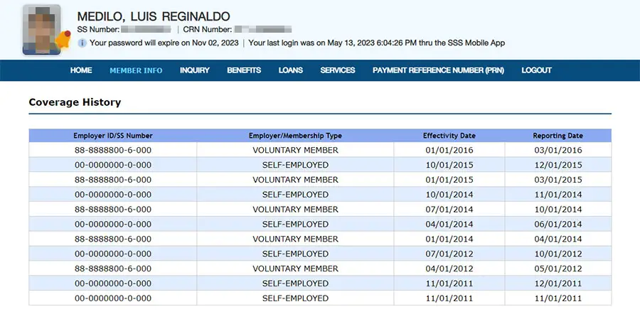 How to Get Your SSS Employment History Online - Tech Pilipinas