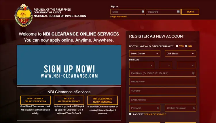 NBI clearance online