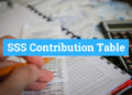SSS contribution table