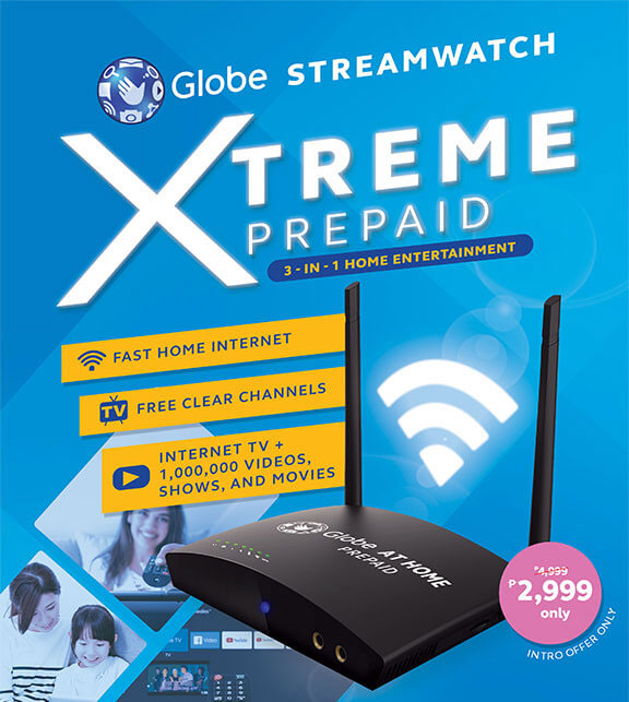 Globe Streamwatch Xtreme Home Prepaid WiFi