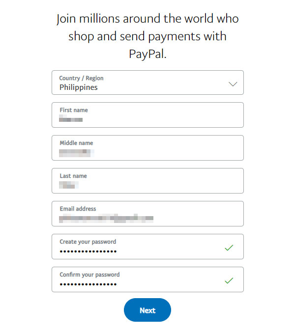 how to apply for paypal account philippines