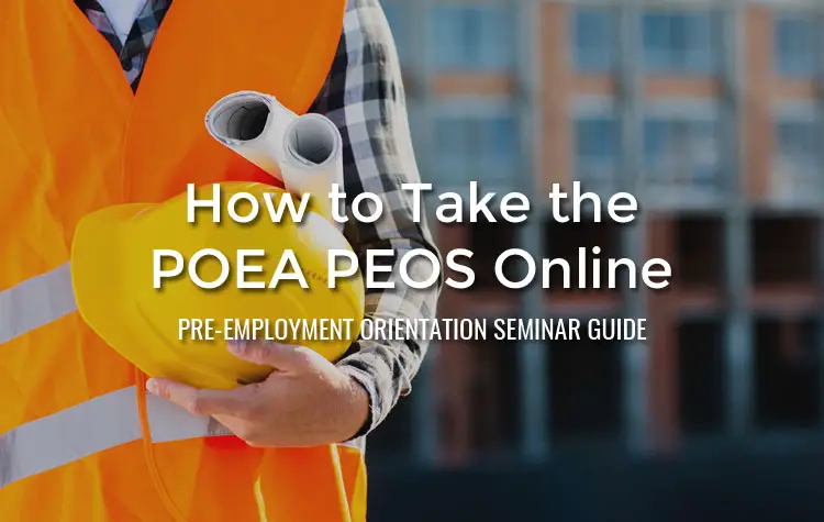 How to Get Your PEOS Certificate Online