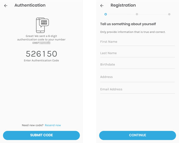 GCash registration