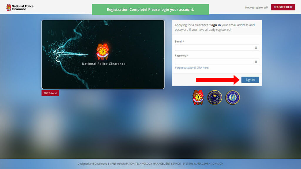 National Police Clearance Online Registration and Appointment Guide for ...