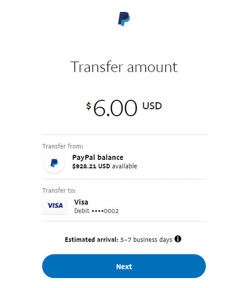 PayPal to PayMaya transfer