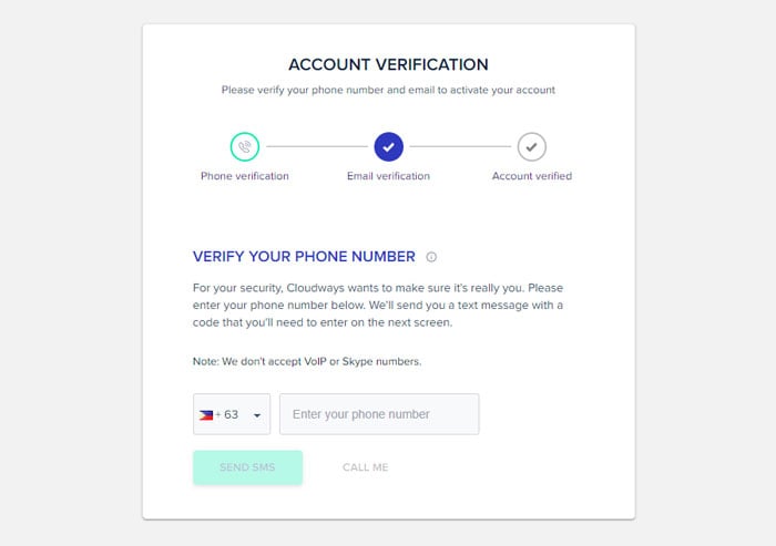 Account verification