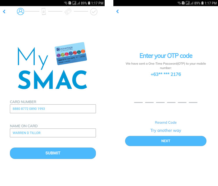 My SMAC app