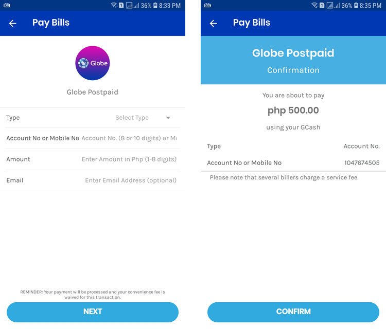 Pay your Globe bills with GCash
