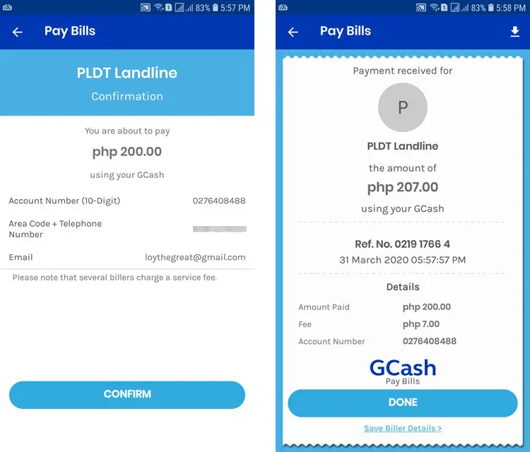 Pay your PLDT bills online via GCash