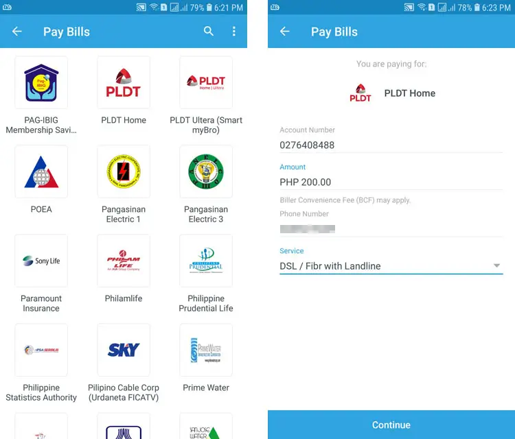 Using PayMaya to pay your PLDT bills online
