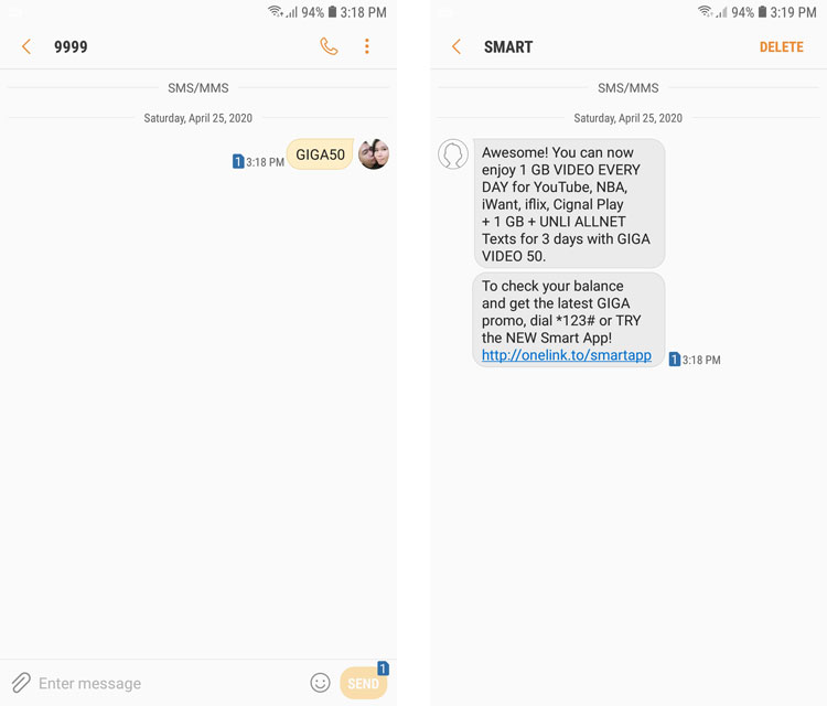 Smart GigaSurf text registration