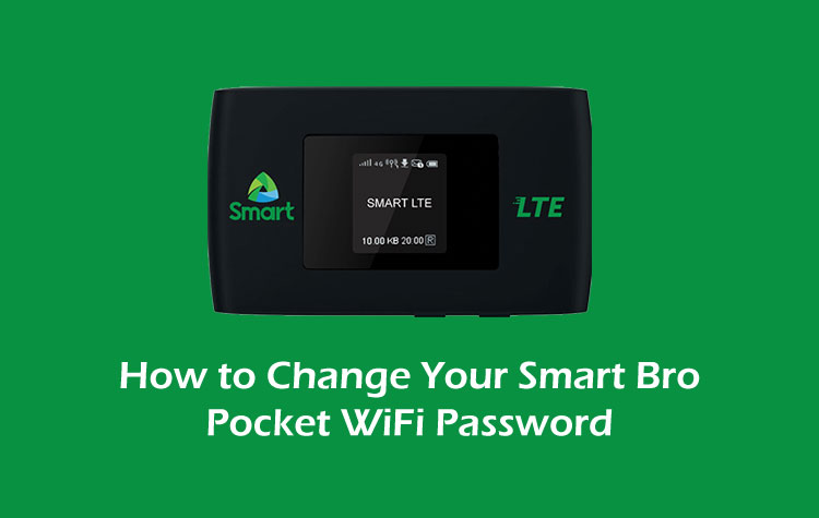 How to Change Your Smart Bro Pocket WiFi Password
