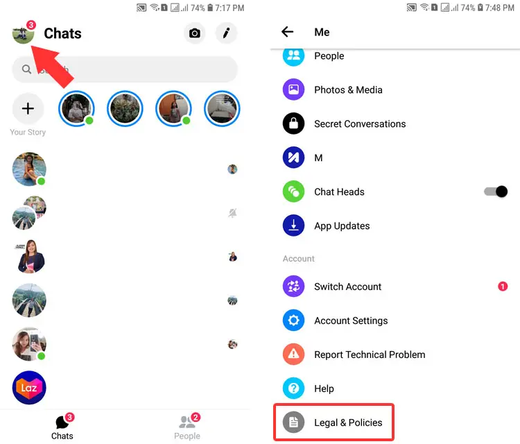 How to deactivate Messenger