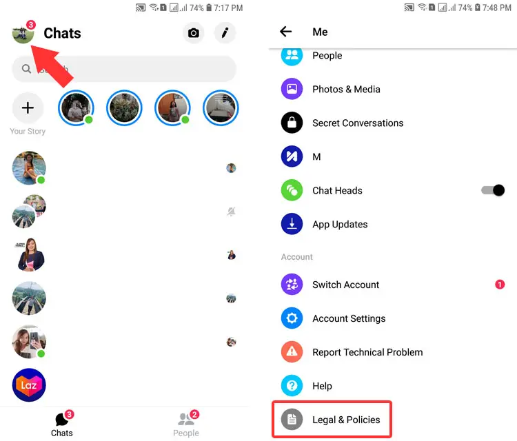 how to deactivate messenger