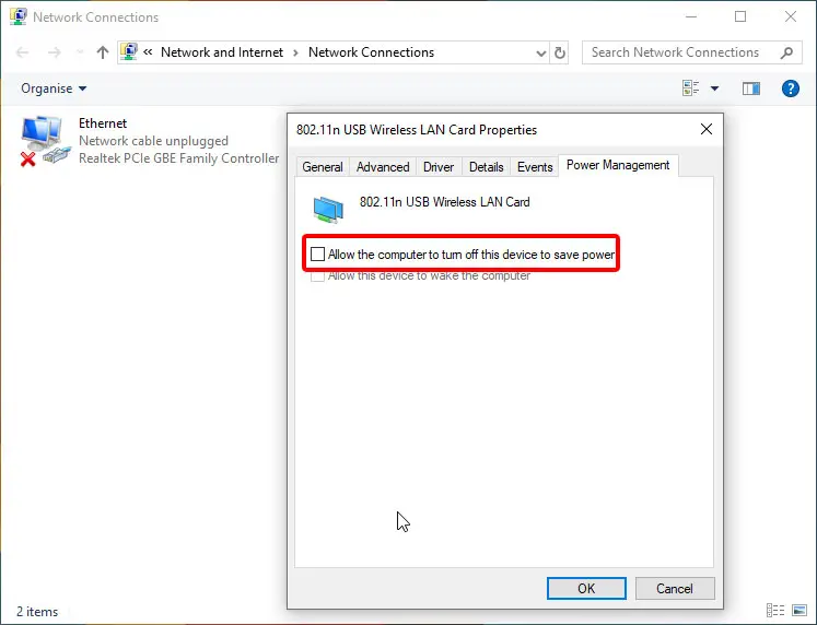 realtek 11n usb wireless lan utility keeps disconnecting