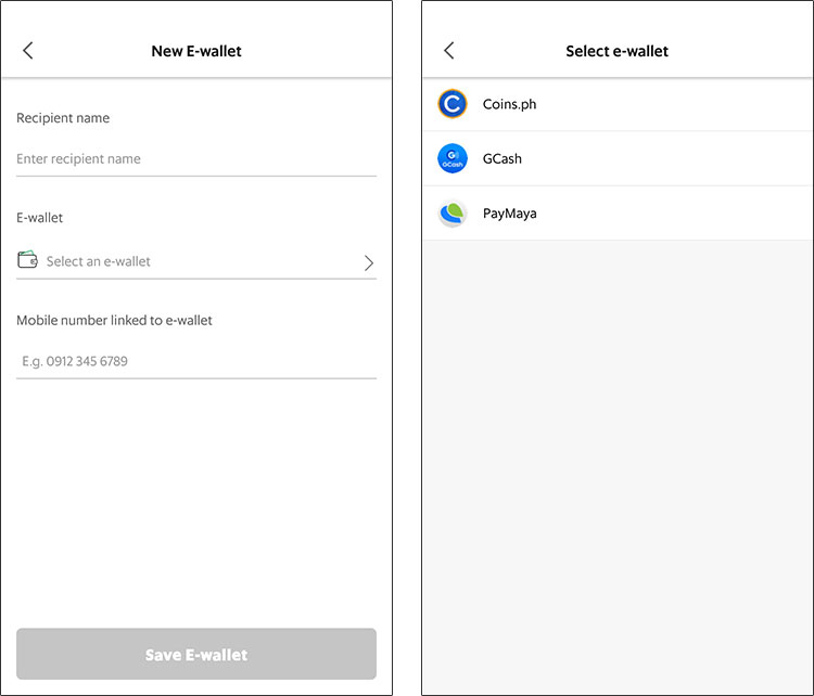 Transfer money from GrabPay to GCash