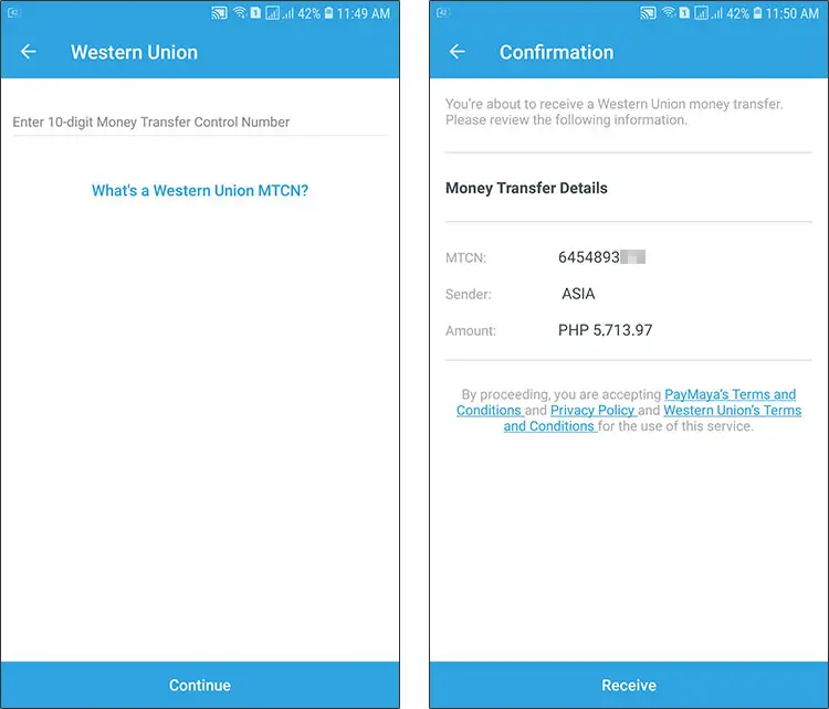 Claim your Western Union remittance using PayMaya
