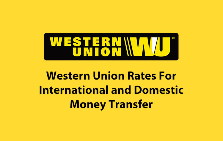 Today western union rates Western Union