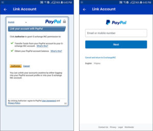 can we link paypal to gcash