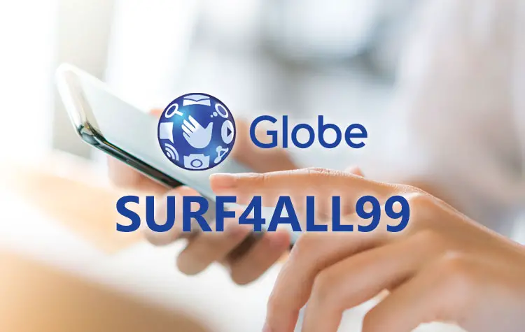 Globe SURF4ALL99 Promo: 9GB Shareable Data for 7 Days
