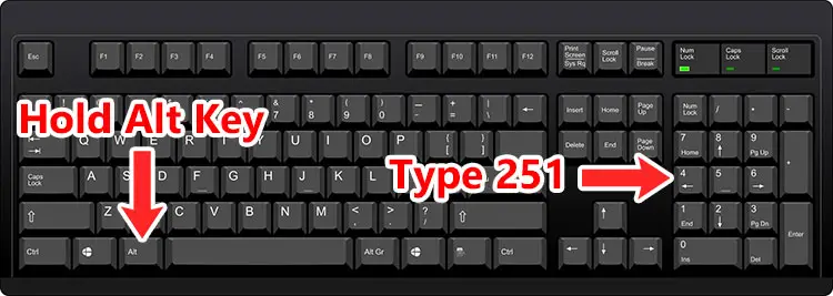 how-to-type-square-root-symbol-on-keyboard-techowns