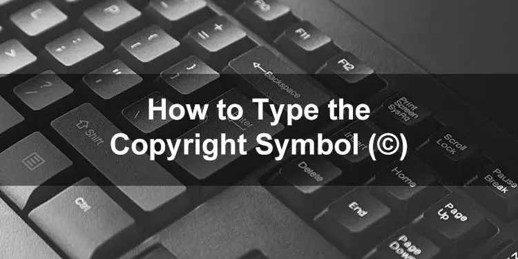 how to make copyright symbol on keyboard mac