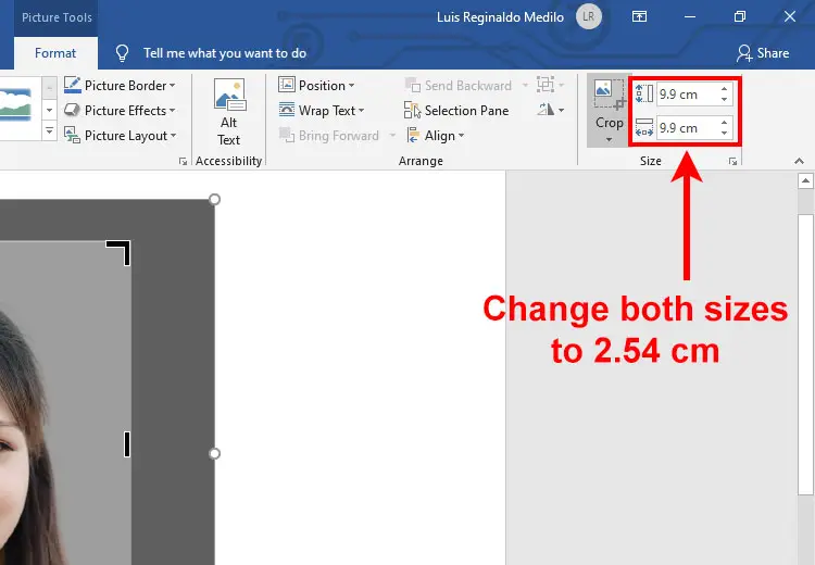 How to Make a 1x1 Picture in Microsoft Word - Tech Pilipinas