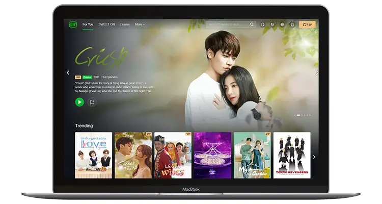 iQiyi K-drama site