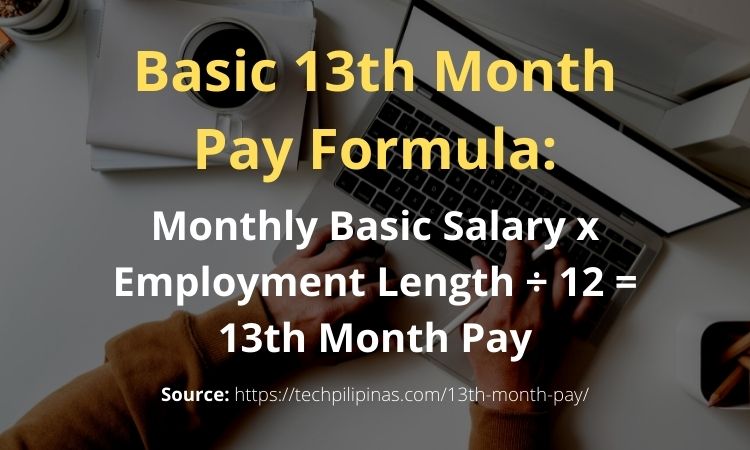 How to compute 13th month pay