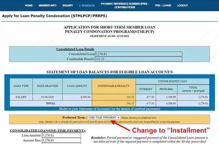 Apply for SSS loan condonation