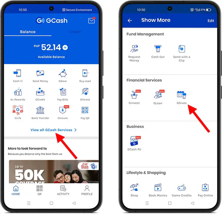 GGives in GCash