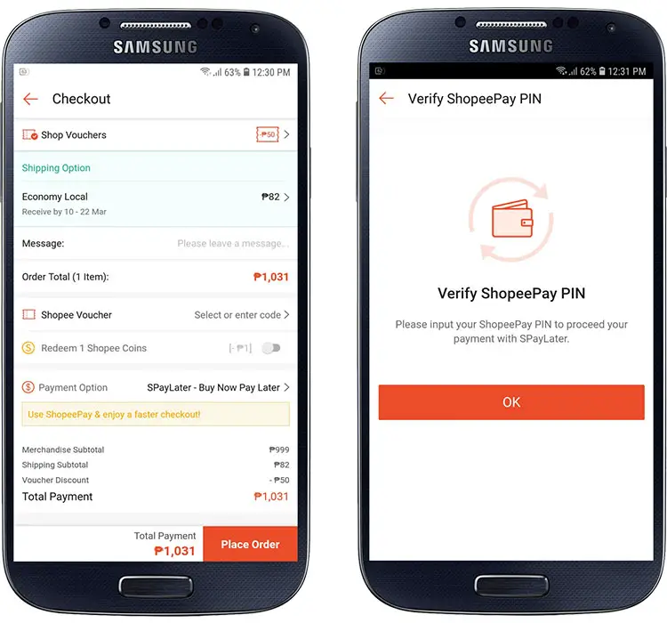 Shopee SPayLater