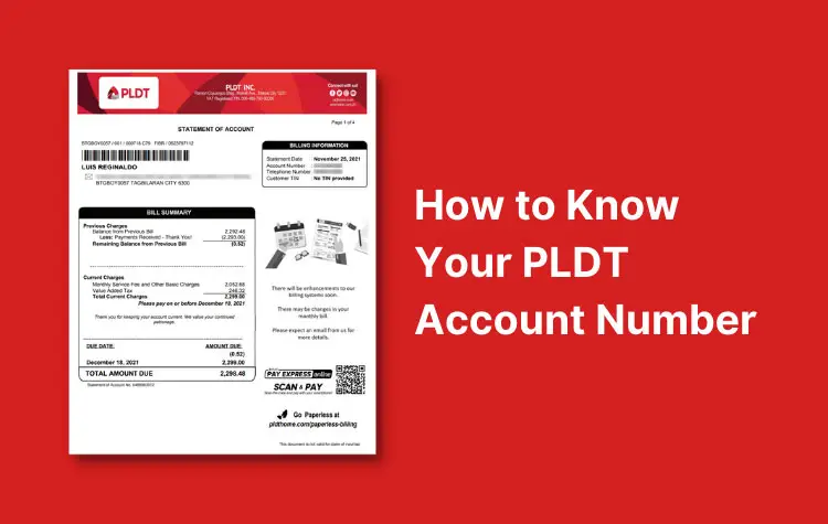 How to Know Your PLDT Account Number