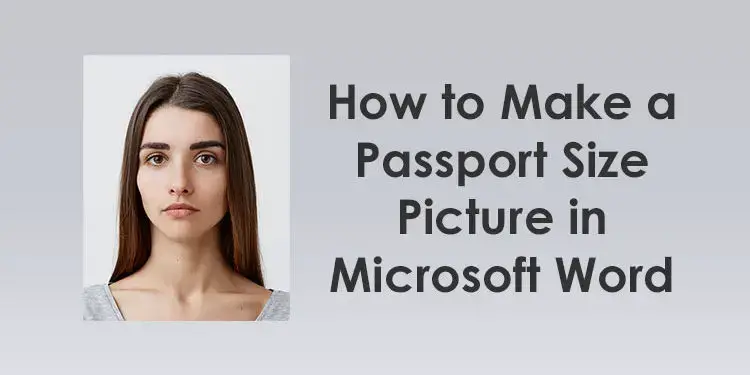 How to Make a Passport Size Picture in Microsoft Word - Tech Pilipinas