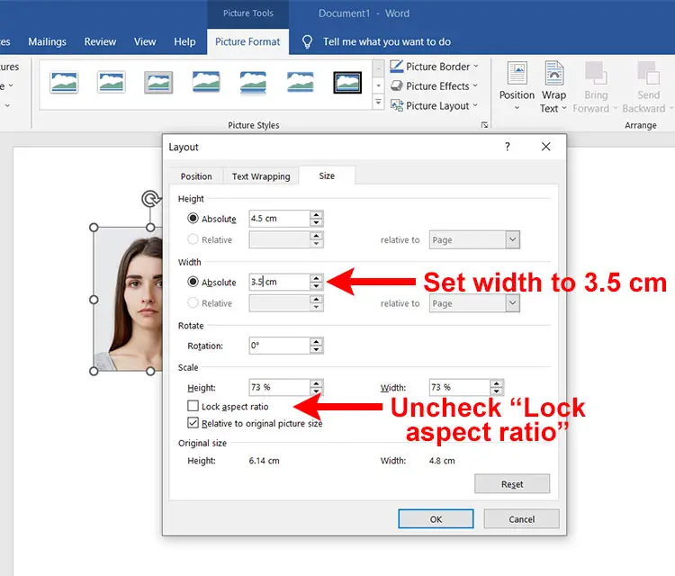 how-to-make-a-passport-size-picture-in-microsoft-word-2022