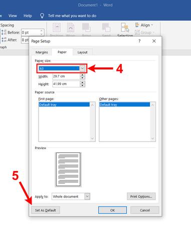 Grillig weggooien Vergadering What is the A3 Paper Size in Microsoft Word? - Tech Pilipinas