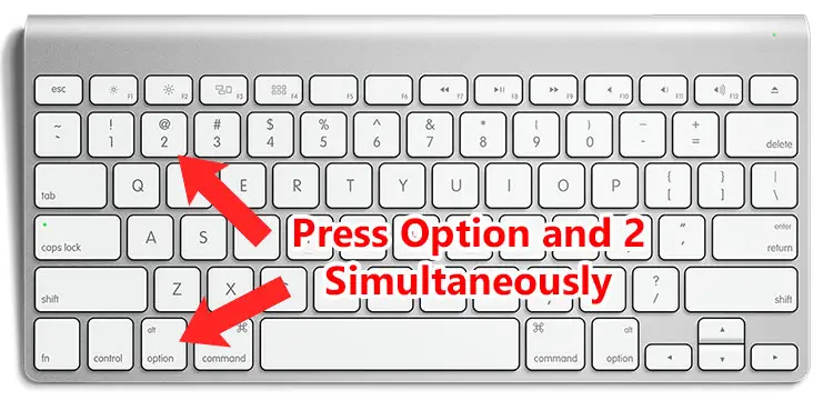 How to type the trademark symbol on Mac keyboard