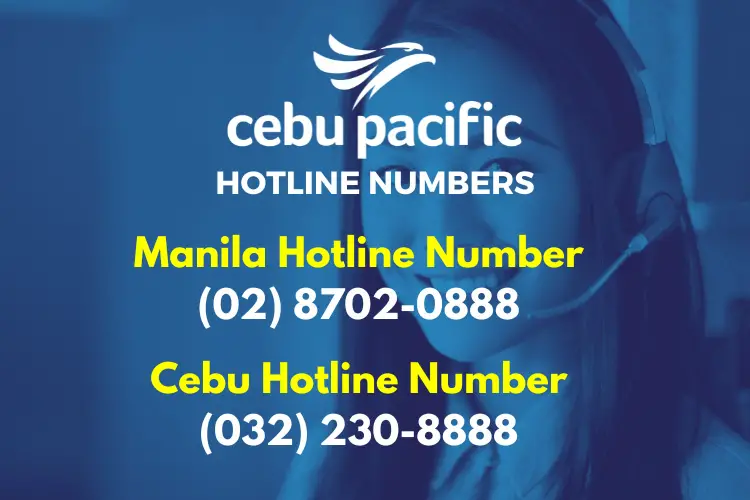 Cebu Pacific hotline number and customer service