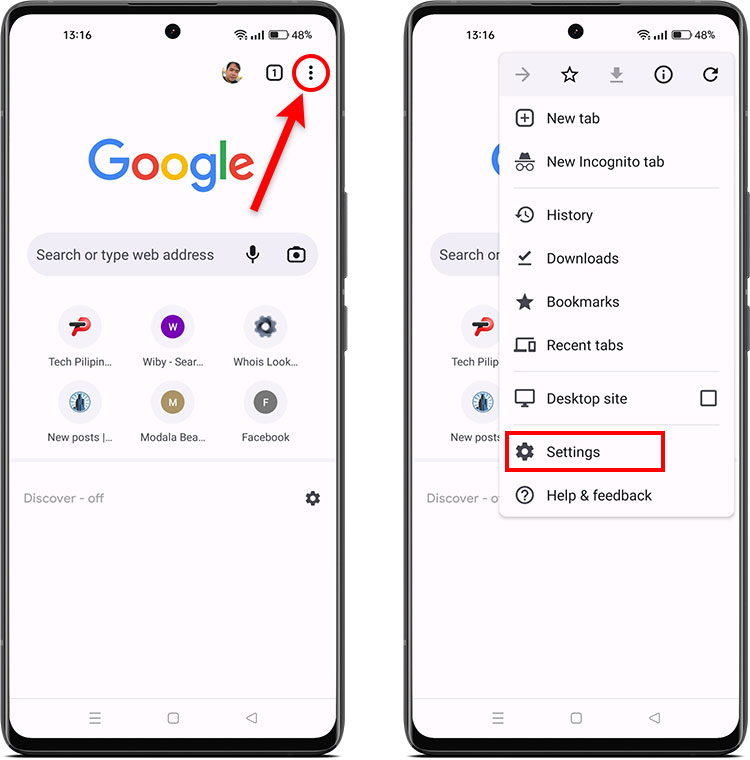 How to set the homepage in Chrome mobile app