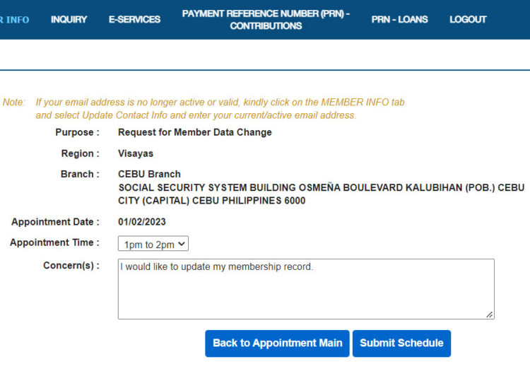 sss id card online appointment