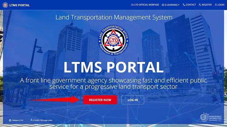 LTO LTMS portal
