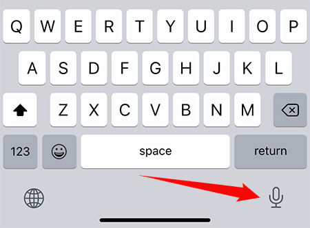 How to type squared symbol on the iPhone