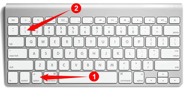 How to type the upside down exclamation point on the Mac keyboard