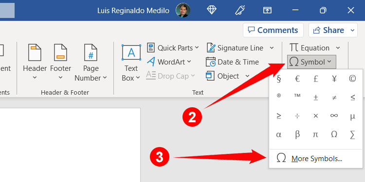 How to type the doesn't equal sign in Microsoft Word