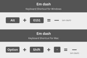 How to Type the Em Dash (—) on Your Keyboard - Tech Pilipinas