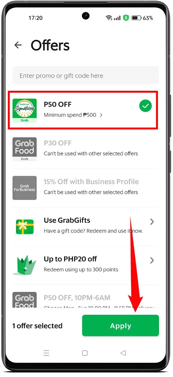 How to apply Grab vouchers and promo codes