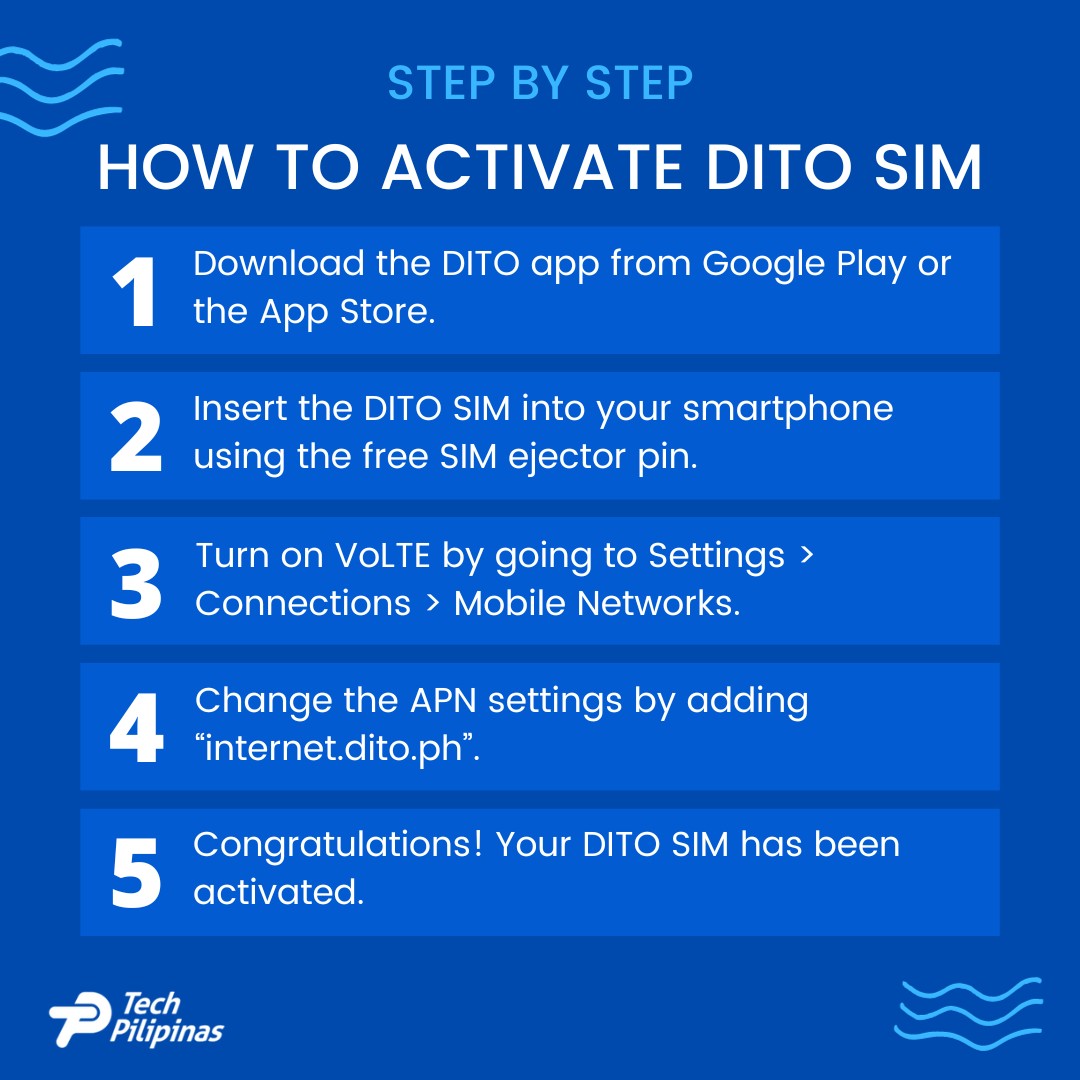 How to activate DITO SIM