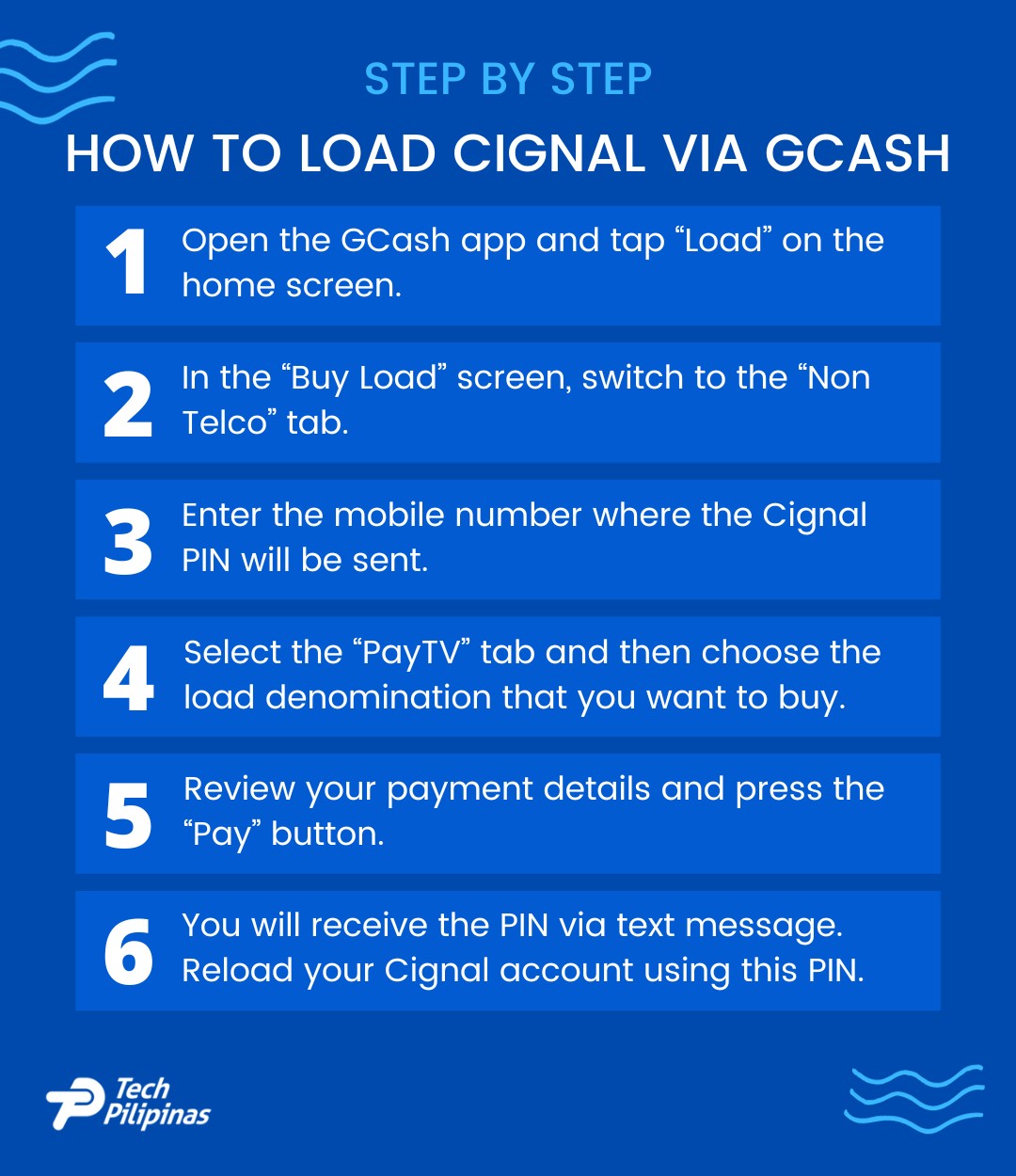 How to load Cignal using GCash