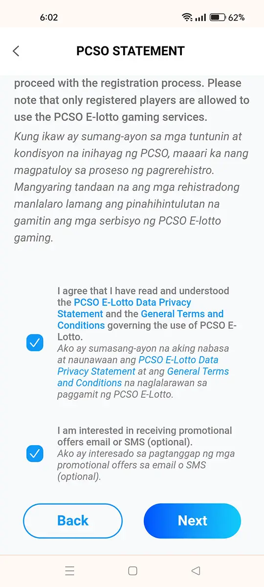 PCSO statement