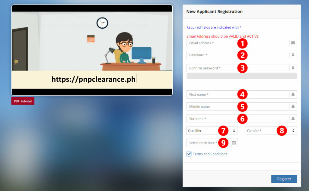 National Police Clearance Online Registration and Appointment Guide for ...